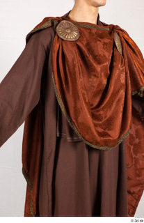  Photos Man in Historical Dress 35 Gladiator dress Historical clothing brown habit orange cloak upper body 0010.jpg